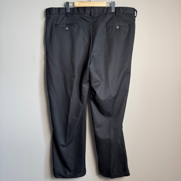 Izod Golf Classix Men's Performance Golf Pants Black 42x30 Preppy Outdoor Cuffed - Picture 4 of 14